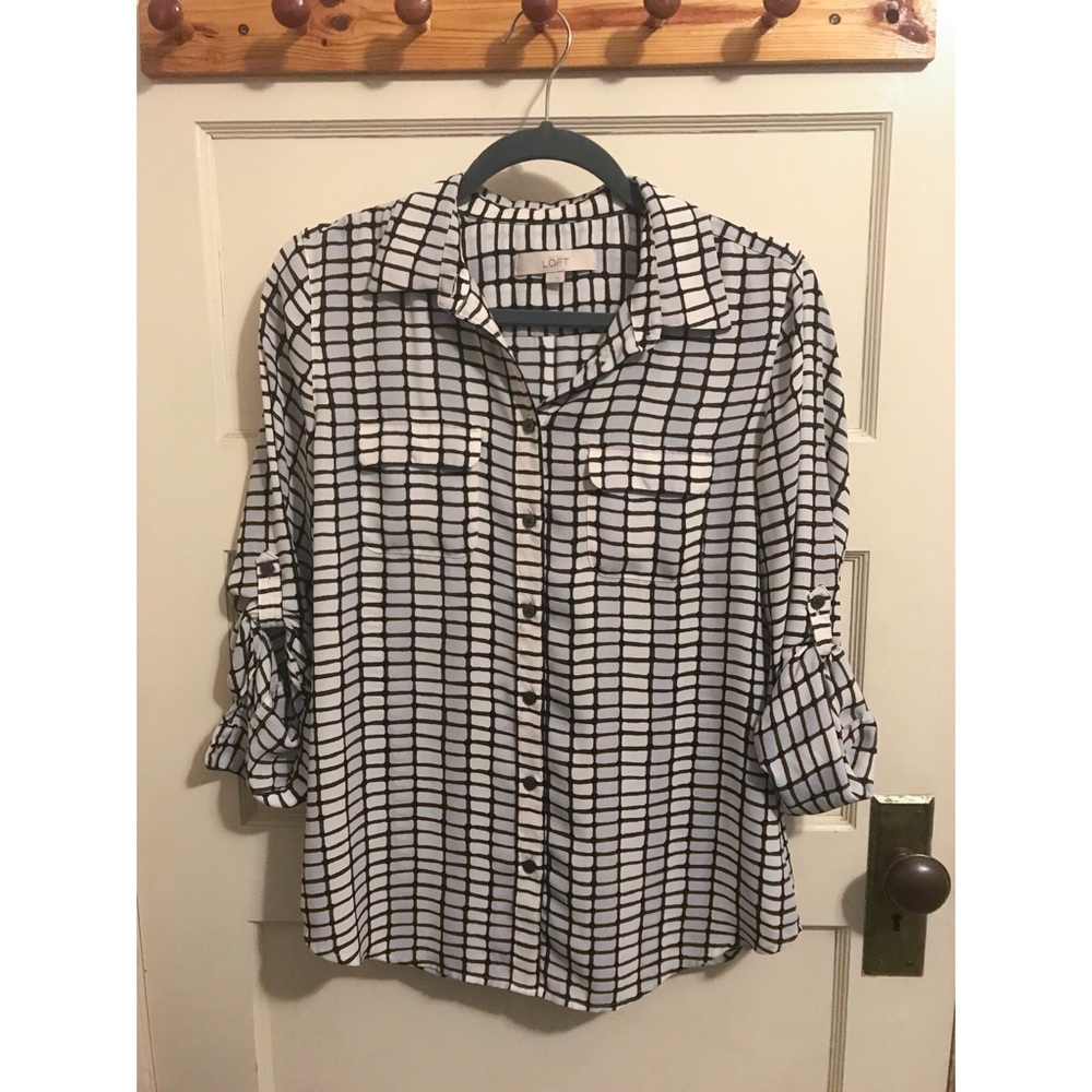 Anne Taylor LOFT button down